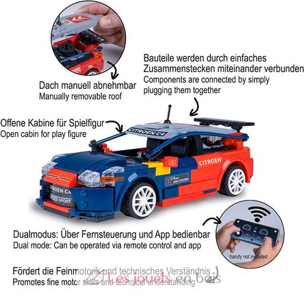 Auto sportiva Citroën C4 WRC 329 pezzi C51078W CaDA 4