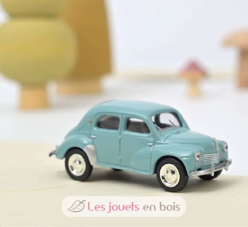 Renault 4CV 1952 blu in miniatura NO-310934 Norev 2
