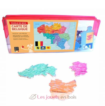 Mappa del Belgio W83-24 Puzzle Michèle Wilson 1