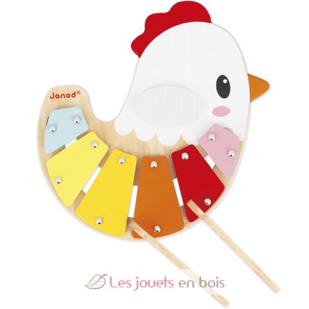 Xilofono gallina J03335 Janod 6