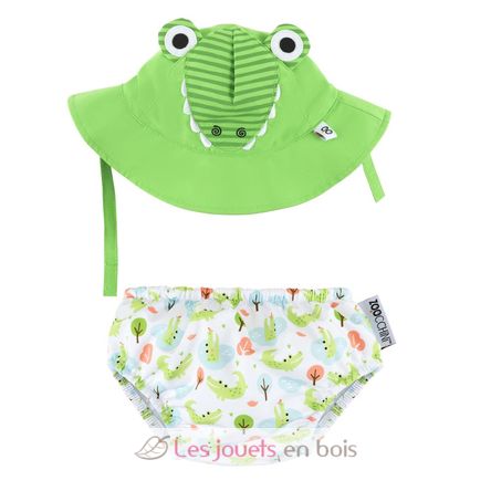 Camicia e cappello in coccodrillo (12-24M) EFK-122-010-021 Zoocchini 2