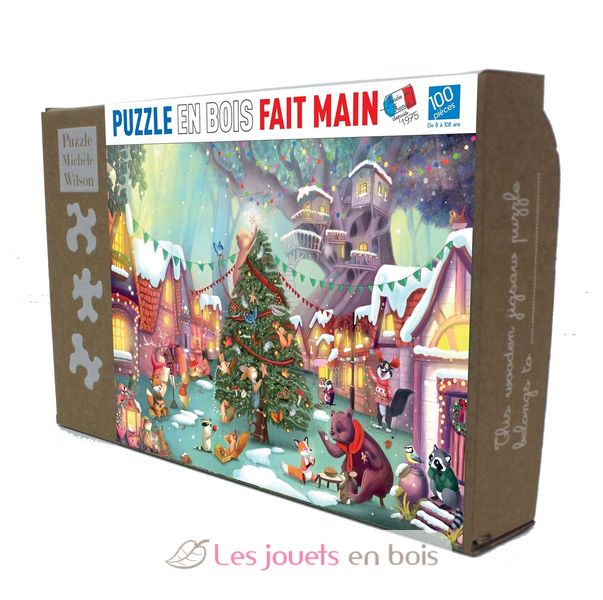 82640 Sevi - Play Puzzle di Natale in legno. - Mago Biribago Giocattoli