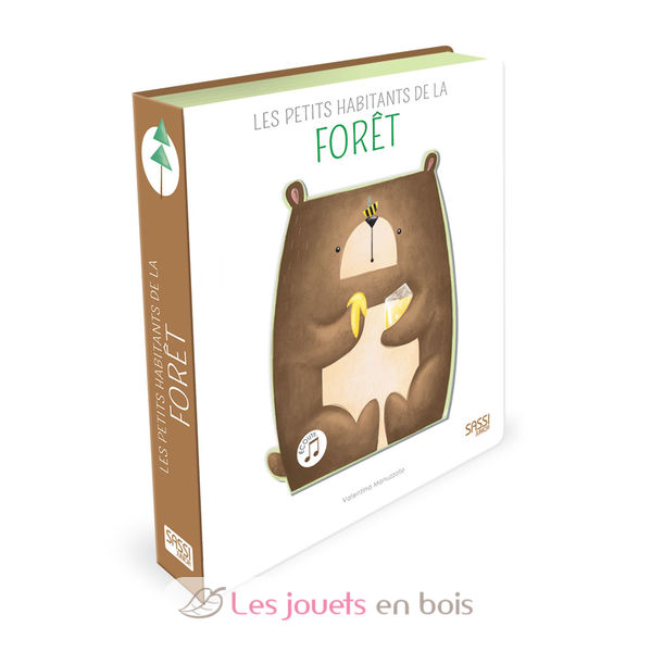 Libro sonoro - I piccoli abitanti del bosco - Sassi Junior - Libro  ecologico per bambini